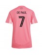 Inter Miami Rodrigo De Paul #7 Replika Hemmakläder Dam 2025-26 Kortärmad